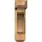 Ekena Millwork Legacy Craftsman Smooth Bracket w/ Offset Brace, Western Red Cedar, 5 1/2"W x 20"D x 20"H BKT0604X20X20LEC04SWR - alternate 3